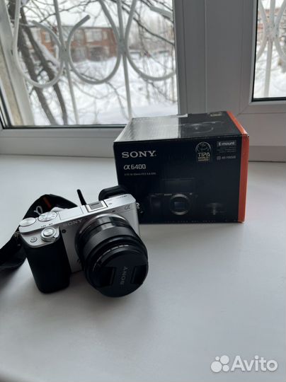 Фотоаппарат sony a6400 с 2мя объективами