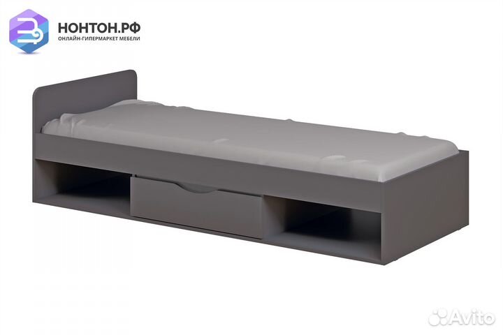 Кровать Неаполь графит