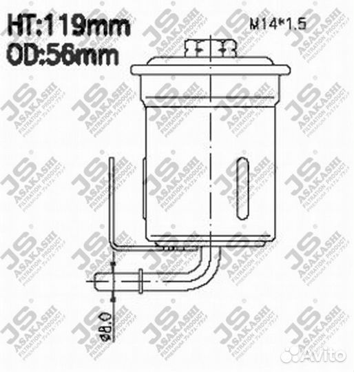 Фильтр топливный бензин