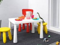 Детский стол и стул IKEA mammut Доставка по РФ