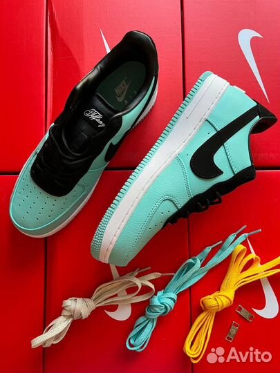 Кроссовки мужские Nike Air Force 1 low Tiffany Co