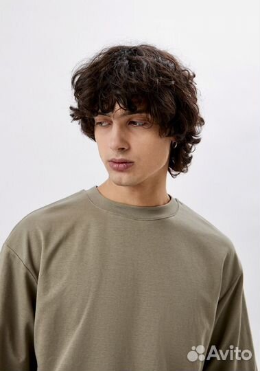 Новая Футболка Uniqlo AiRism хаки мужская женская