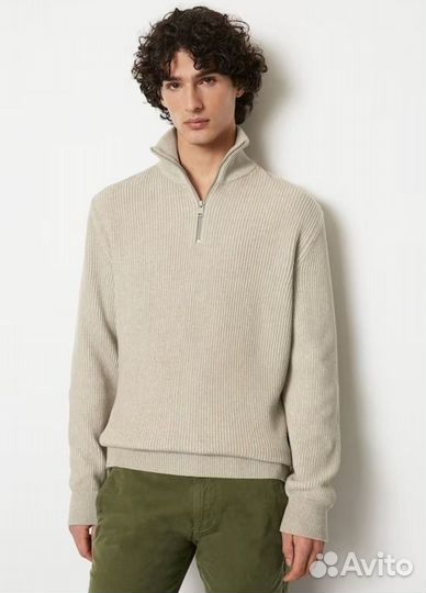 Джемпер мужской полузамок вызаный