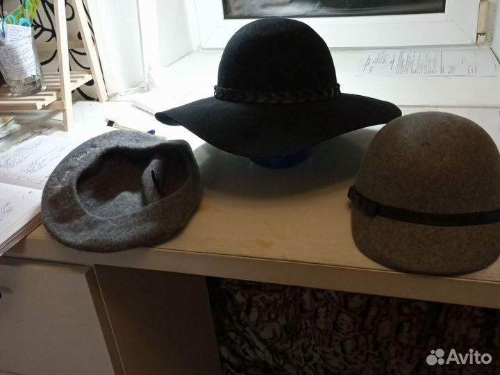 Шляпа фетровая женская