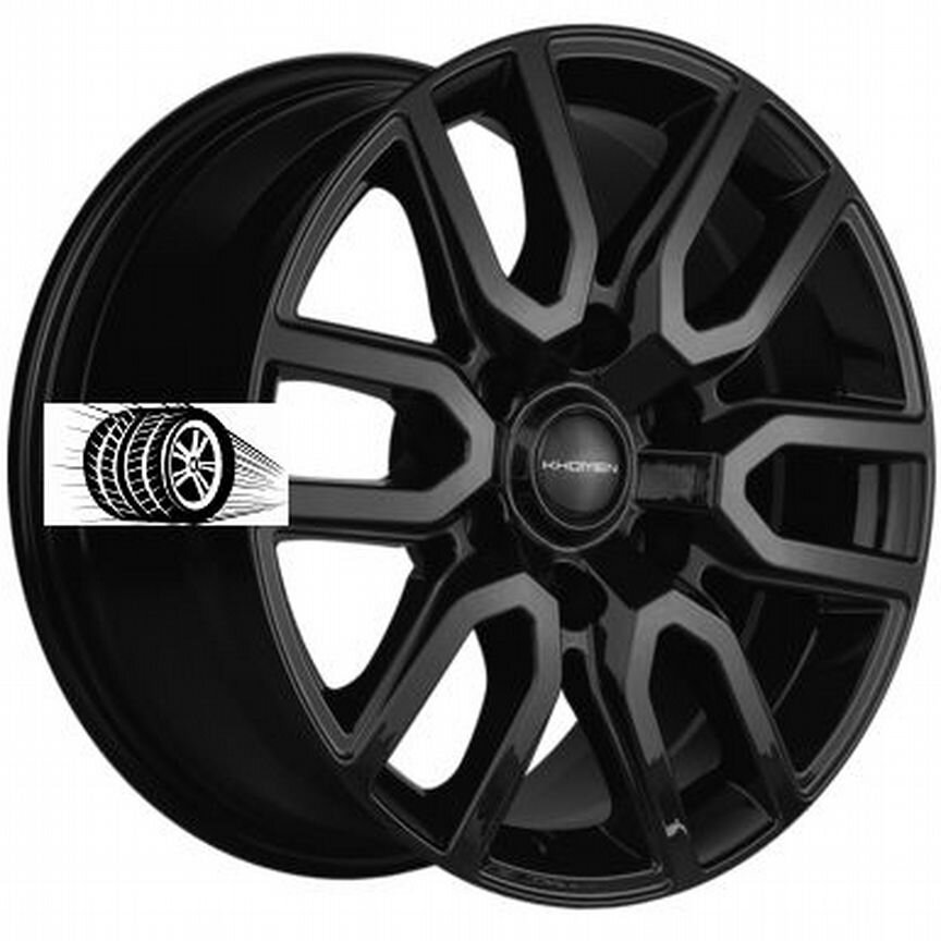 Литые диски Khomen Wheels 8×R17 6×139.7