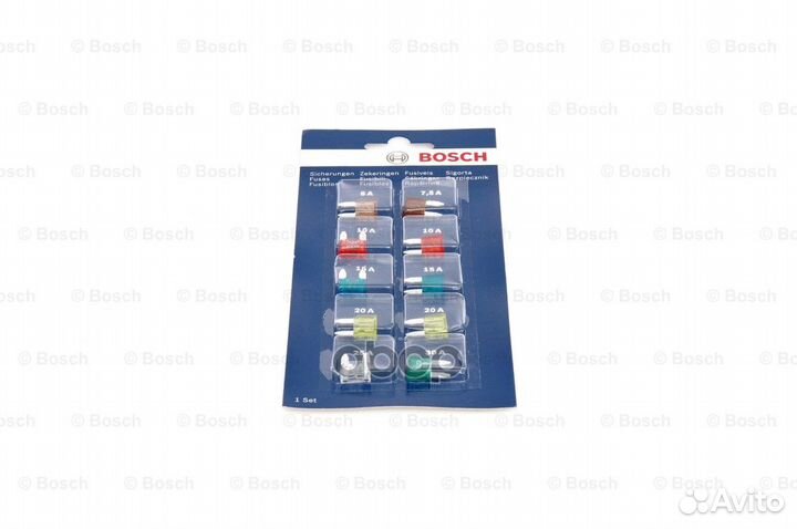 1 987 529 038 предохранитель плоские, набор 10