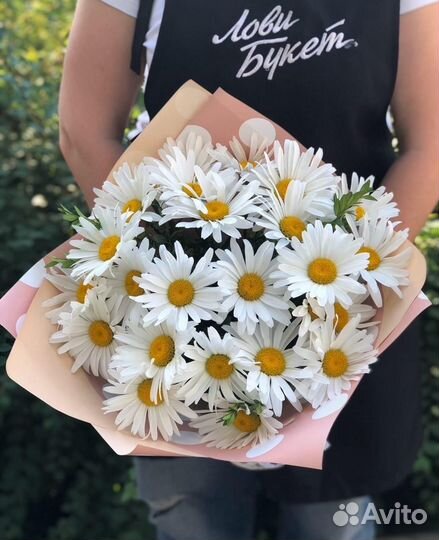 Букеты из ромашек