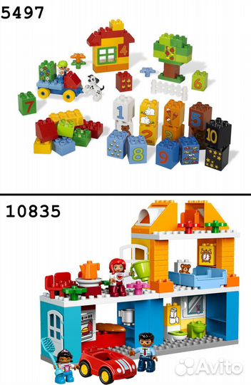 Lego duplo, много наборов