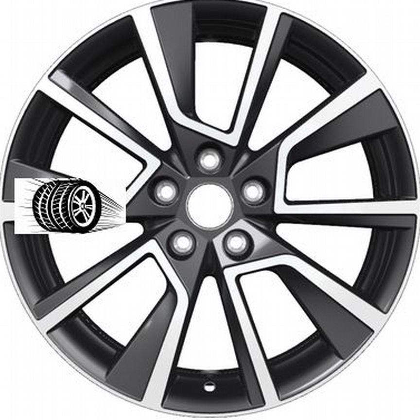 Литые диски Khomen Wheels 7×R18 5×114.3