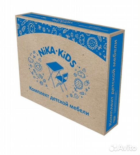 Комплект детской мебели, стол и стул, новые