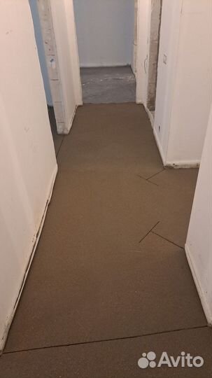 Полусухая стяжка пола за 1 день