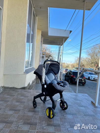 Коляска автокресло foofoo 4 в 1 (серое )