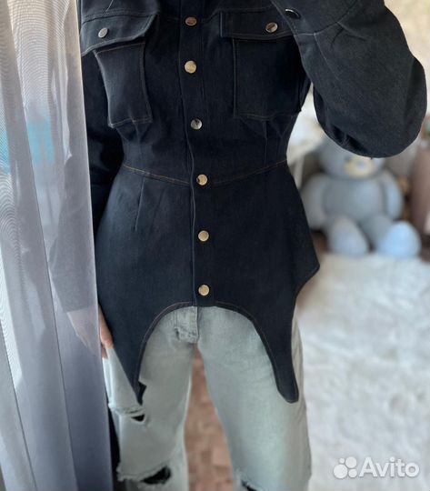 Джинсовая рубашка новая