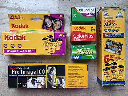 Фотопленка Kodak Gold, Color Plus, Fujifilm