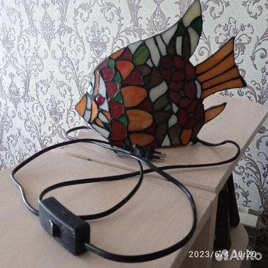 Светильник Тиффани Рыбка