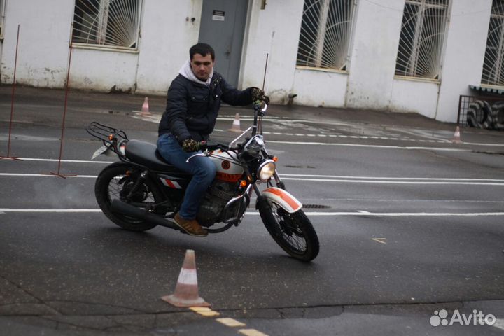 Зимние экзамены на мотоцикл