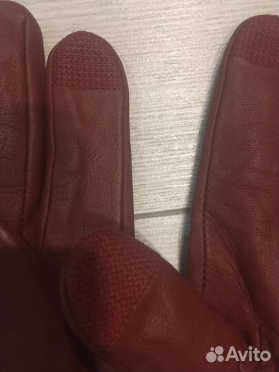Перчатки женские кожаные новые