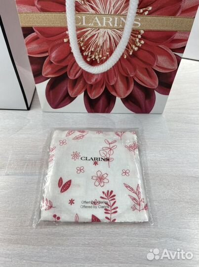 Clarins зеркало с чехлом