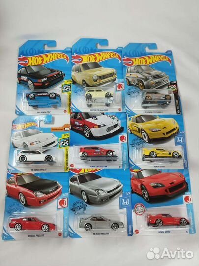 Hot wheels Honda, Acura, Subaru