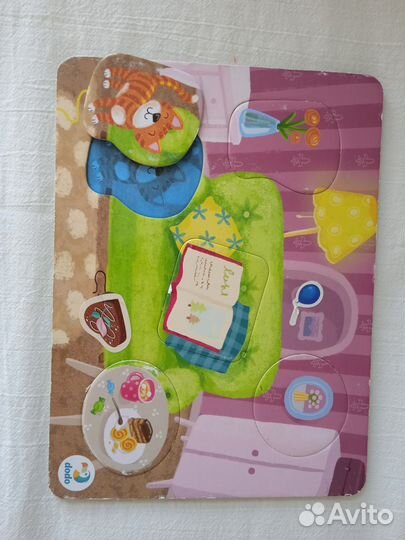 Пазлы-вкладыши, рамка-вкладыш деревянные