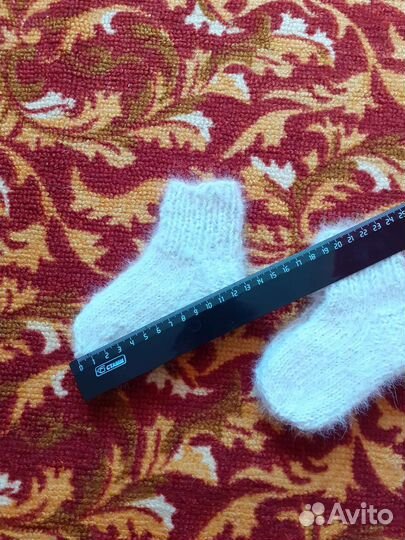 Детские носочки из собачьей шерсти 12-13 см