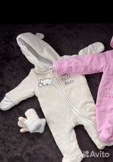 Комбинезон на флисе на 3/6 мес