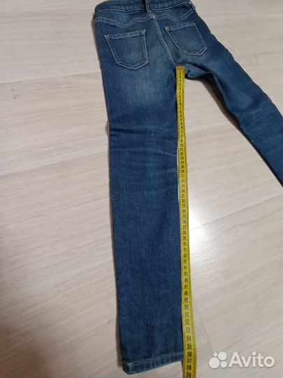 Джинсы Zara,на рост 122-128см