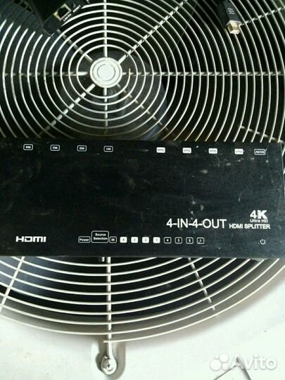 Hdmi сплиттер 4-in-4