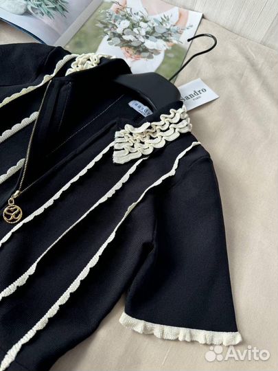 Платье черное Sandro