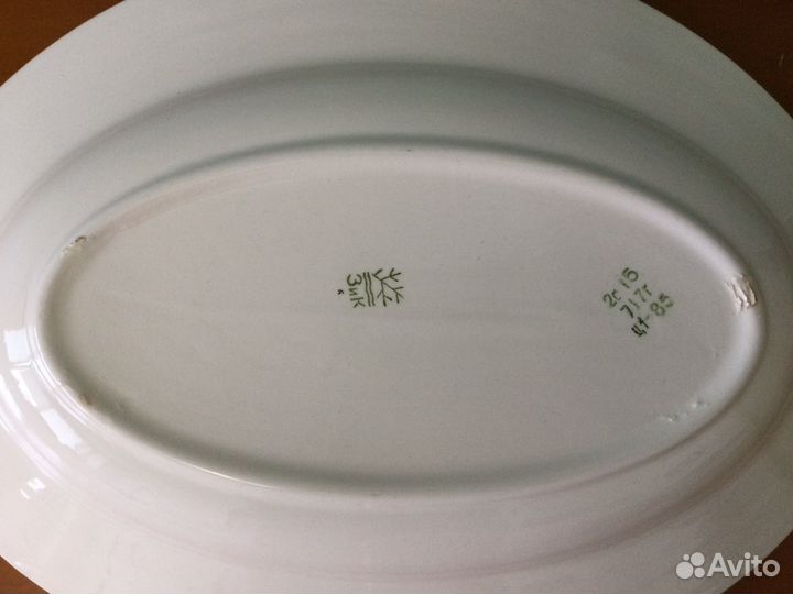 Блюдо овальнок зик