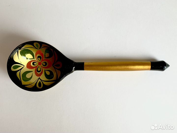 Ложка деревянная Хохлома СССР новая