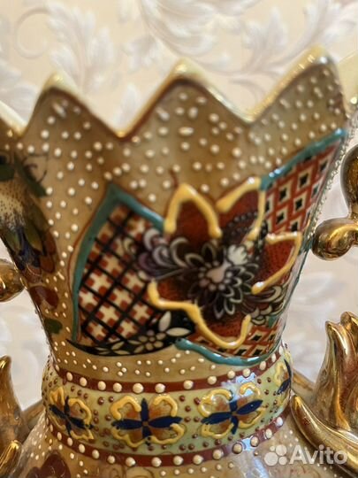 Ваза ручная роспись 39 см