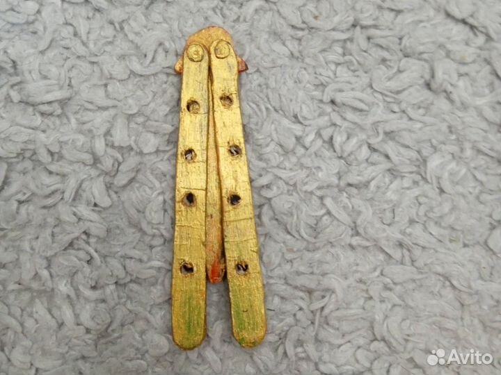 Ножик бабочка из дерева