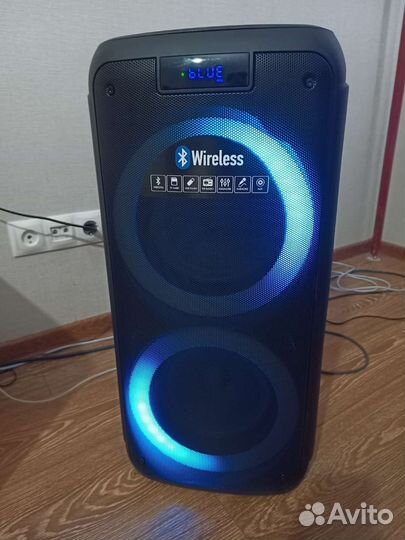 Беспроводная колонка Ginzzu GM-212 80вт