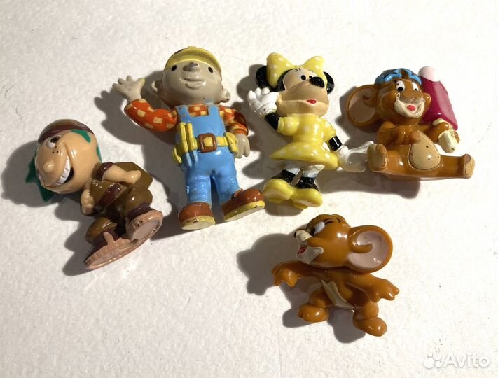 Киндер сюрприз из 90-х 5 фигурок