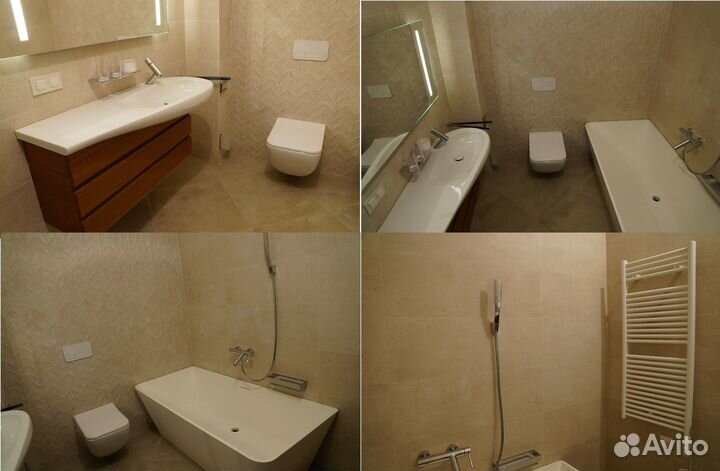 Ремонт Ванной Комнаты Укладка Плитки Керамогранита