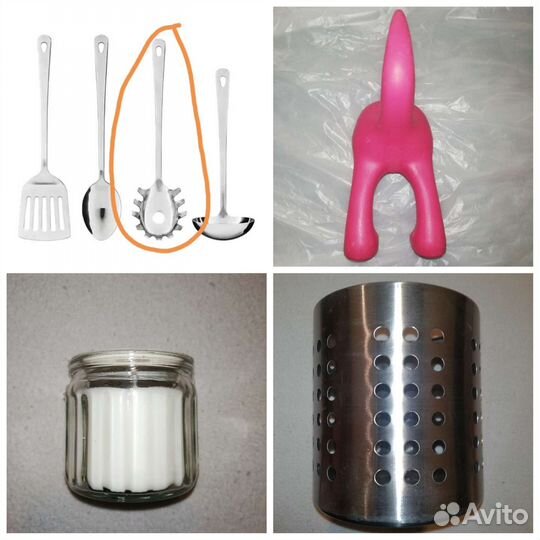 IKEA свечи, сушилка, подставка наволочки крючок