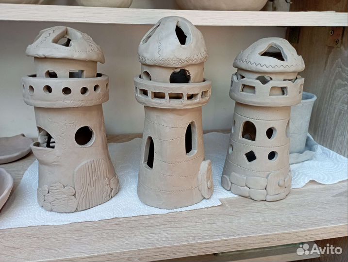 Мк Лепка из глины(ручная), глазуровка