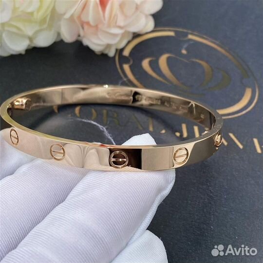 Браслет Cartier Love из розового золота