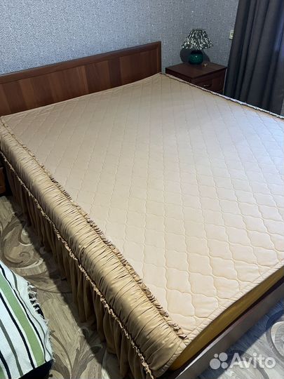 Плед покрывало бежевое