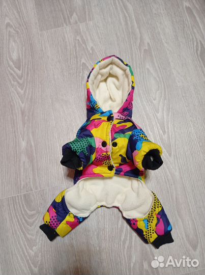 Зимний комбинезон на маленькую собачку