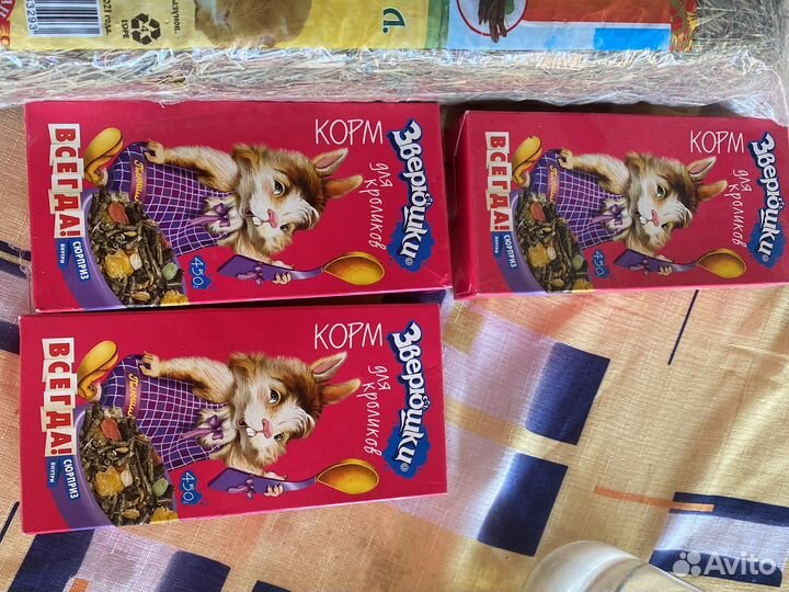 Корм для декоративных кроликов