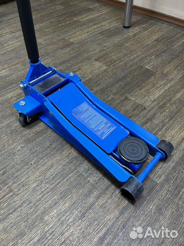 Домкрат низкопрофильный 75-505мм двухпоршневой