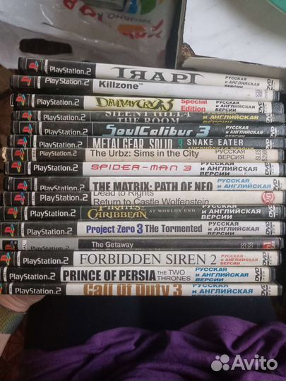 Игровые диски на ps2