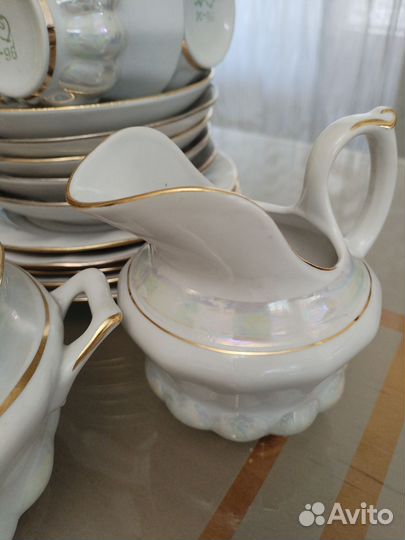 Чайный фарфоровый сервиз