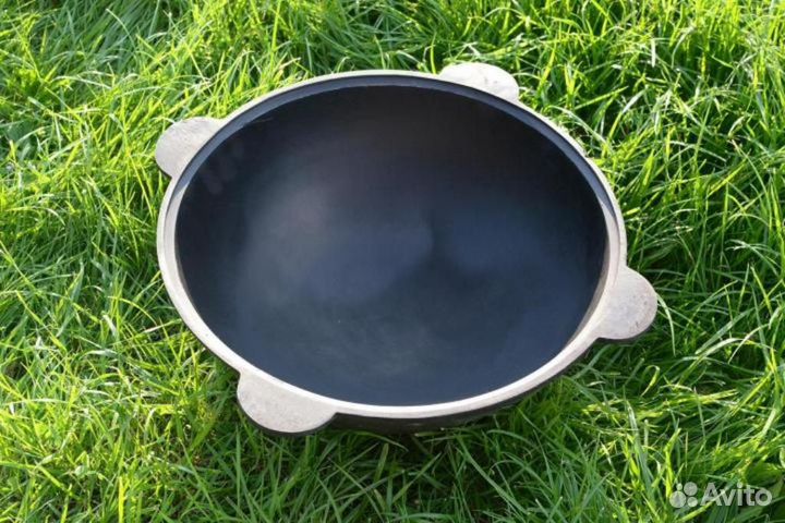 Казан из чугуна узбекский с крышкой