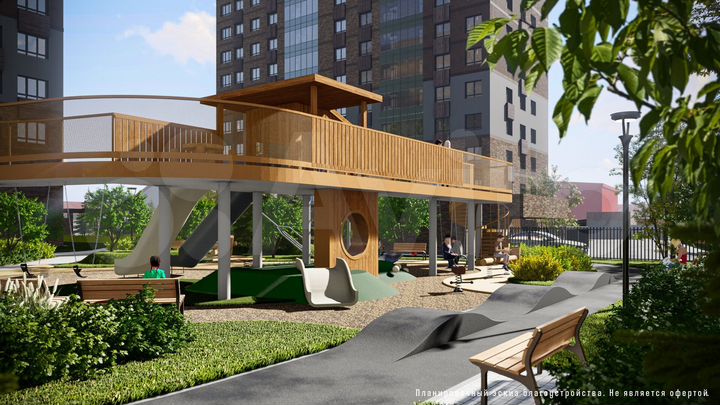 1-к. квартира, 33,5 м², 4/19 эт.