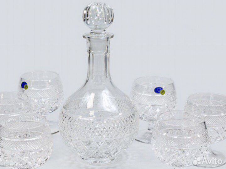 Хрустальный набор для коньяка