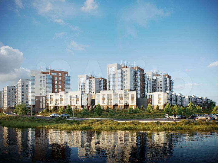 2-к. квартира, 57,2 м², 2/3 эт.