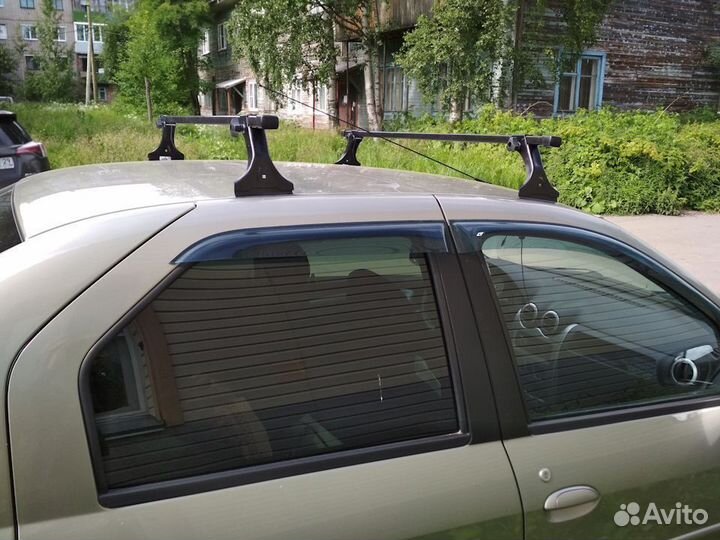 Багажник на крышу renault logan 1